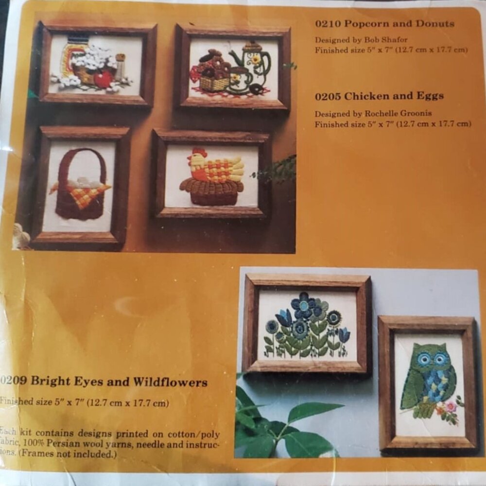 NEW Creative Circle Kit #205 – Chicken & Eggs – © 1979